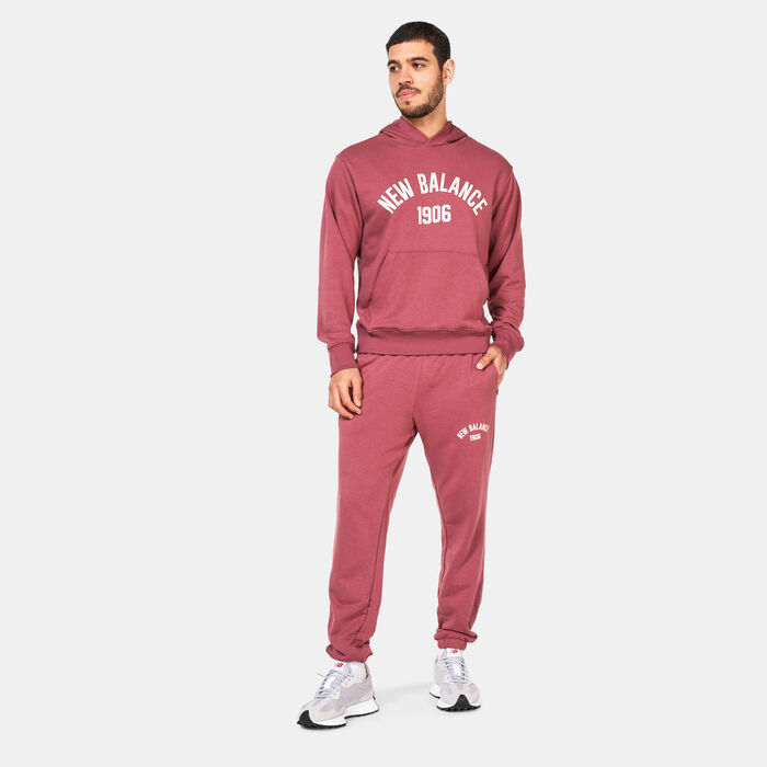 New Balance Men's Essentials Varsity Fleece Hoodie Grey image number 2