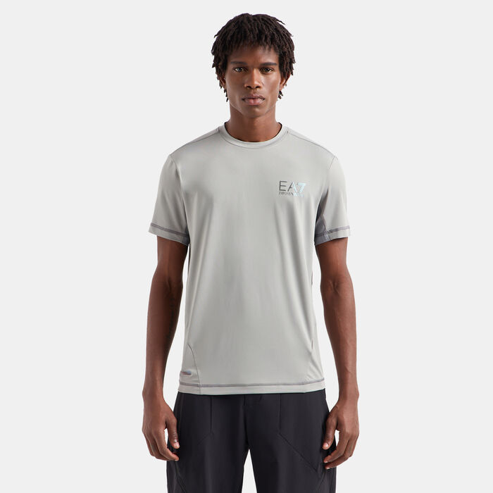 EA7 Emporio Armani Men's Ventus7 T-Shirt Green EA7 Emporio Armani Men's Ventus7 T-Shirt Green image number 0