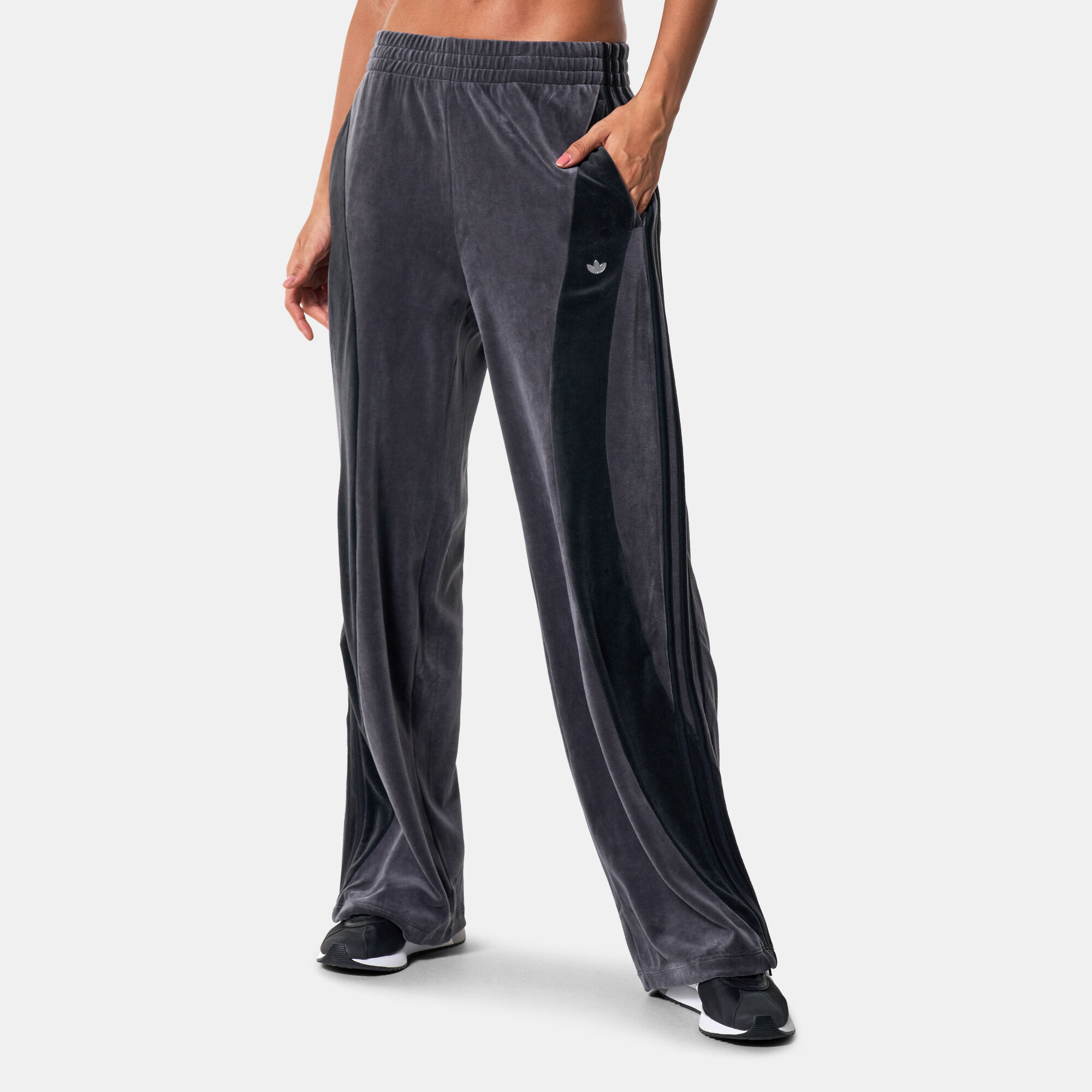 Buy adidas Originals Women s Velour Pants Grey in KSA SSS