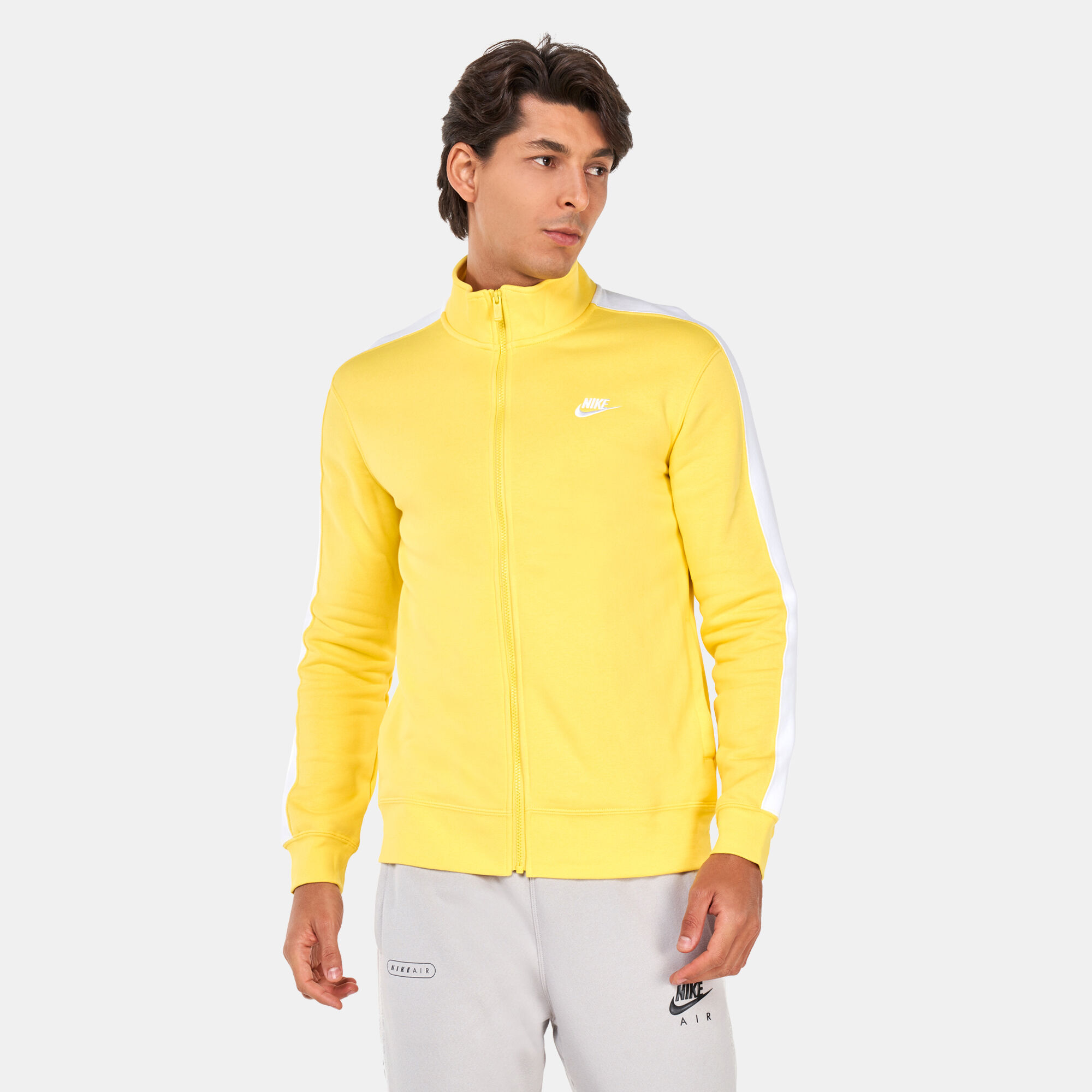 Yellow nike cheap track jacket