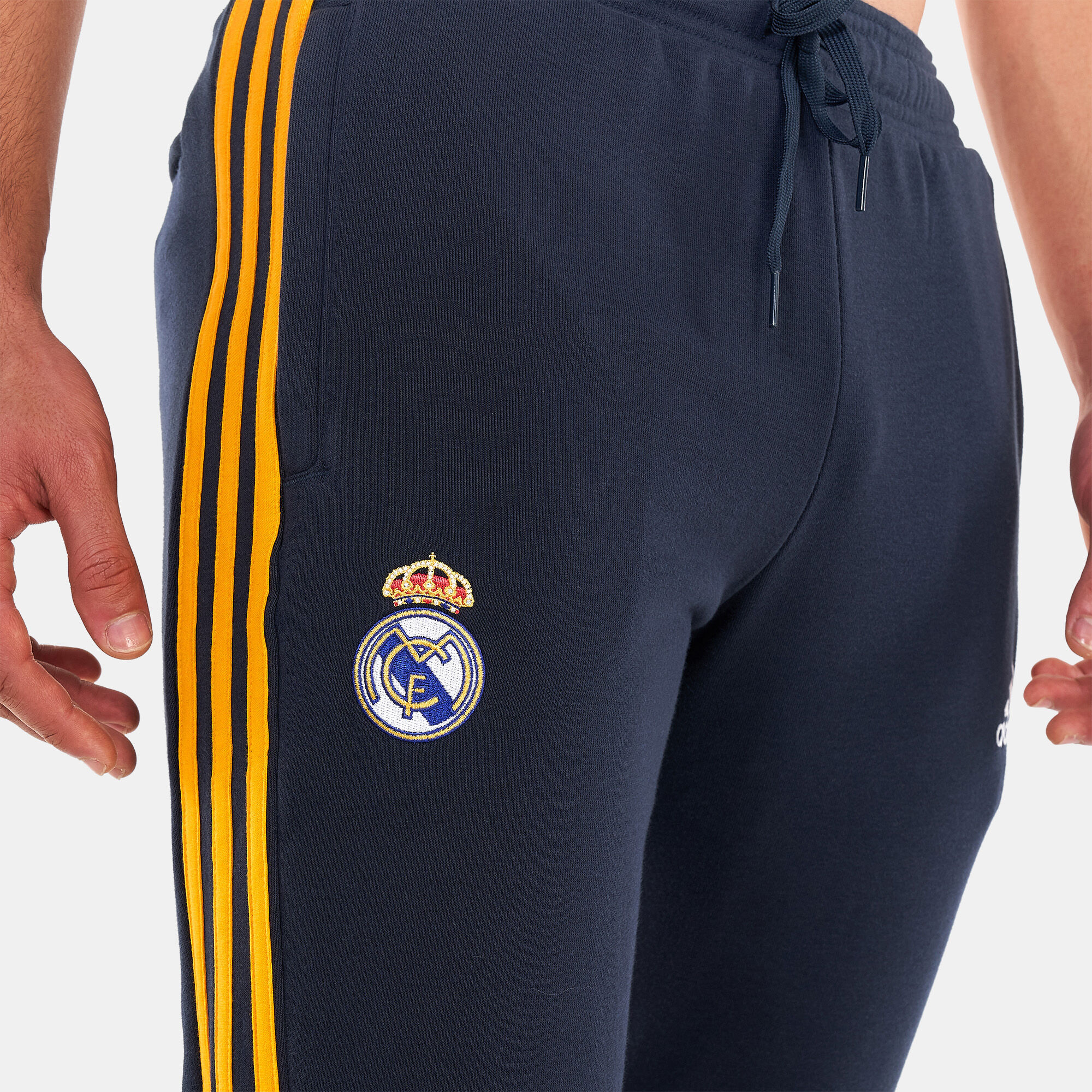 Men s Real Madrid 3 Stripes Sweatpants