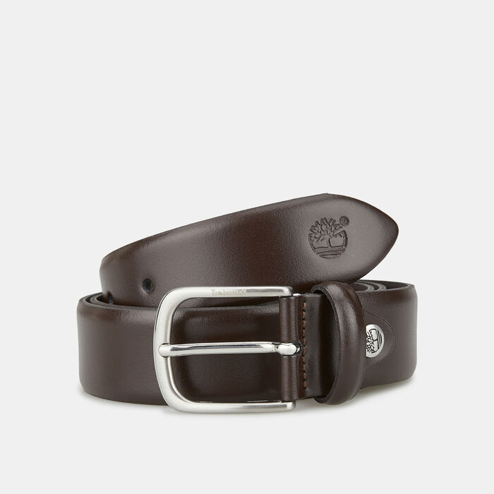 Timberland Men's Leather Belt Brown Timberland Men's Leather Belt Brown image number 0