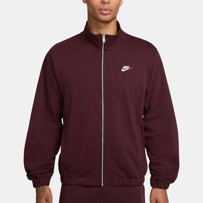 Nike Men's Club Jacket Maroon Nike Men's Club Jacket Maroon image number 3