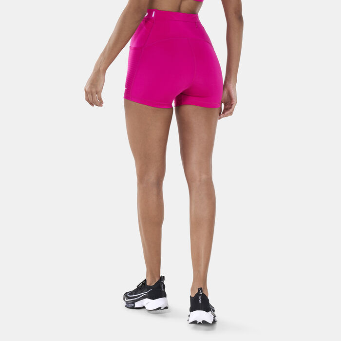 Nike Women's Pro Dri-FIT SSNL 3-Inch Shorts Pink image number 1