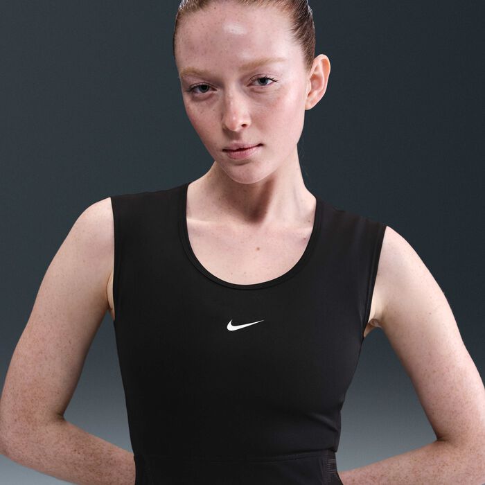 Nike Women's Pro Dri-FIT Training Tank Top Black image number 0