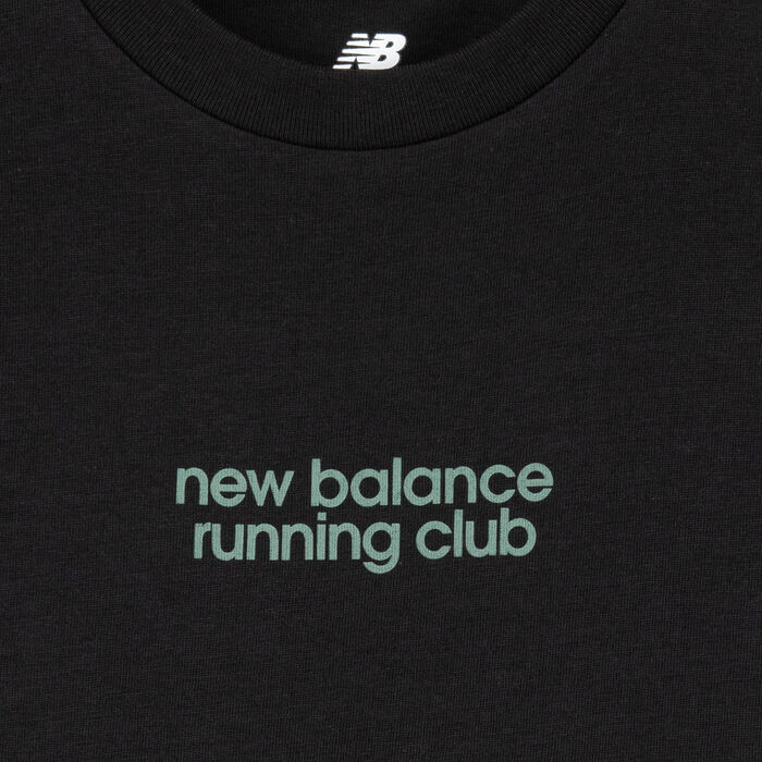 New Balance Kids' Running Club Graphic T-Shirt Black image number 2