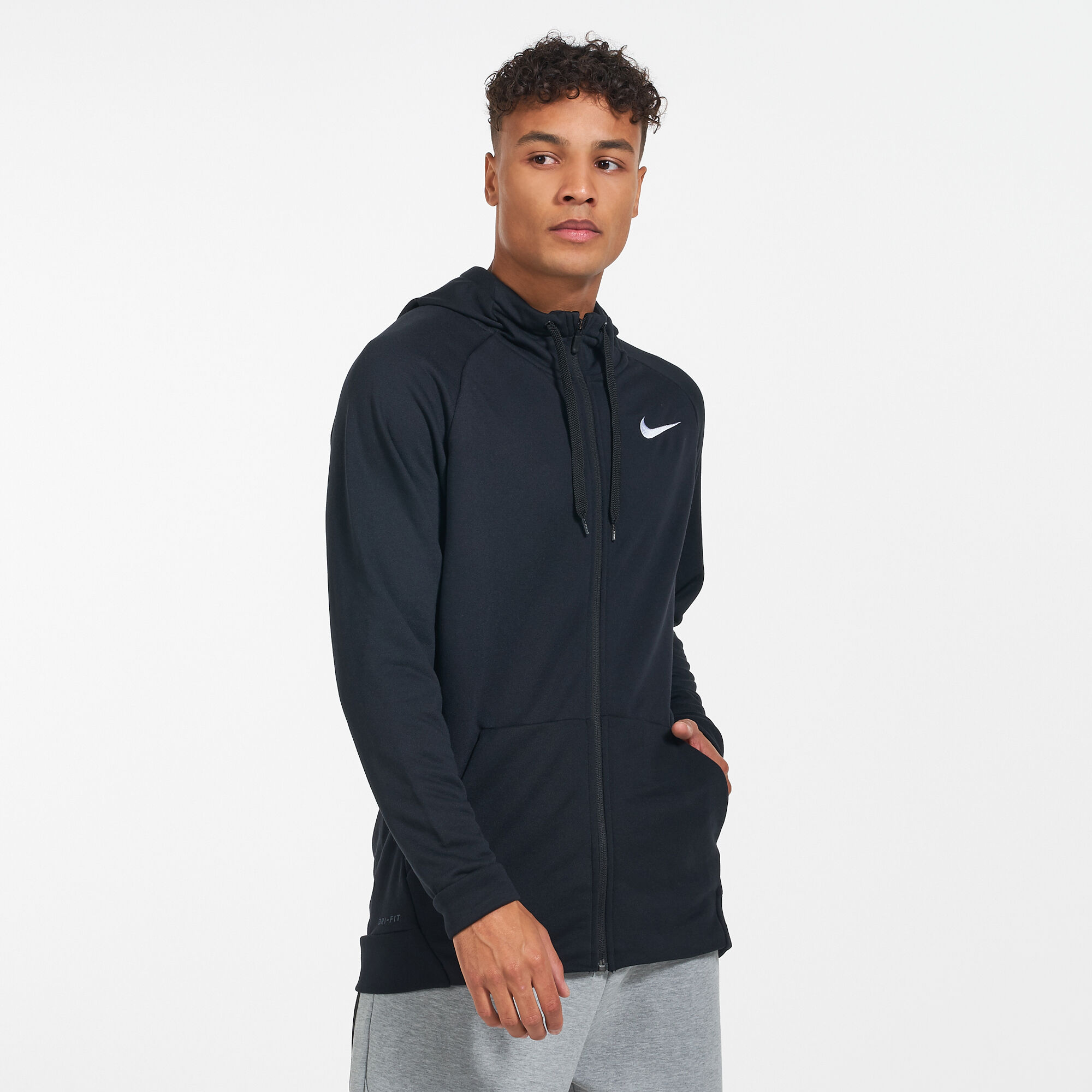 nike dry men's fleece full zip hoodie