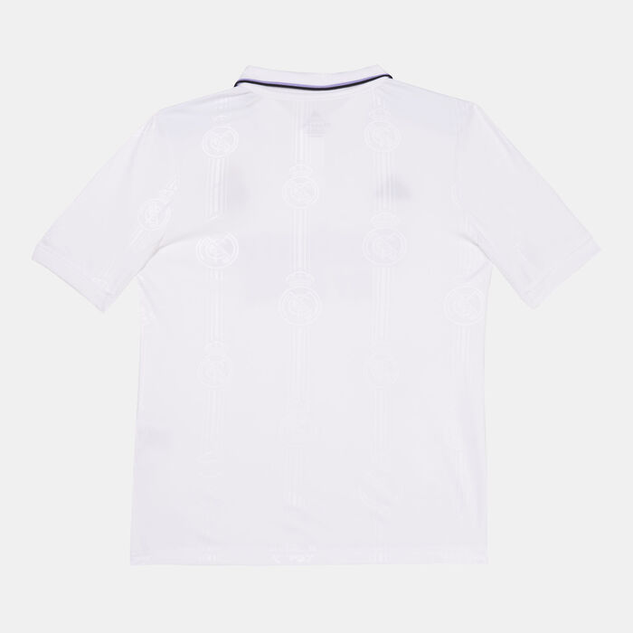 adidas Kids' Real Madrid F.C. Home Football Jersey - 2022/23 White adidas Kids' Real Madrid F.C. Home Football Jersey - 2022/23 White image number 1