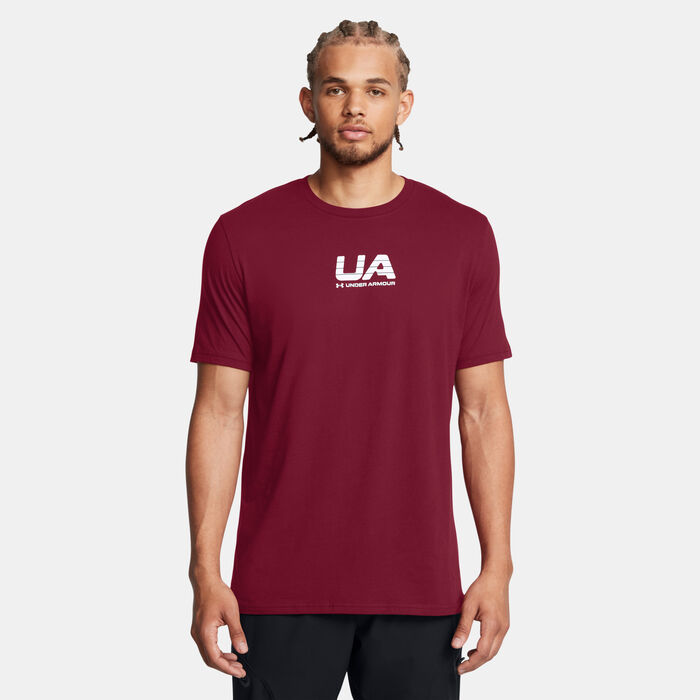 Under Armour Men's Archive Vintage T-Shirt Red Under Armour Men's Archive Vintage T-Shirt Red image number 0