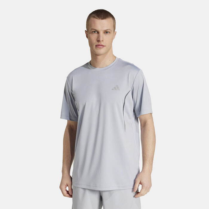 adidas Men's Tech Apparel Training T-Shirt Grey adidas Men's Tech Apparel Training T-Shirt Grey image number 0