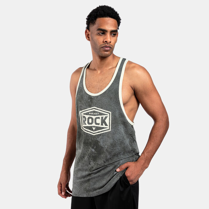 Under Armour Men's Project Rock Training Tank Top Green image number 0