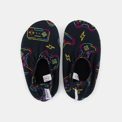 COEGA Kids' Pool And Beach Slip-On Shoes Black COEGA Kids' Pool And Beach Slip-On Shoes Black