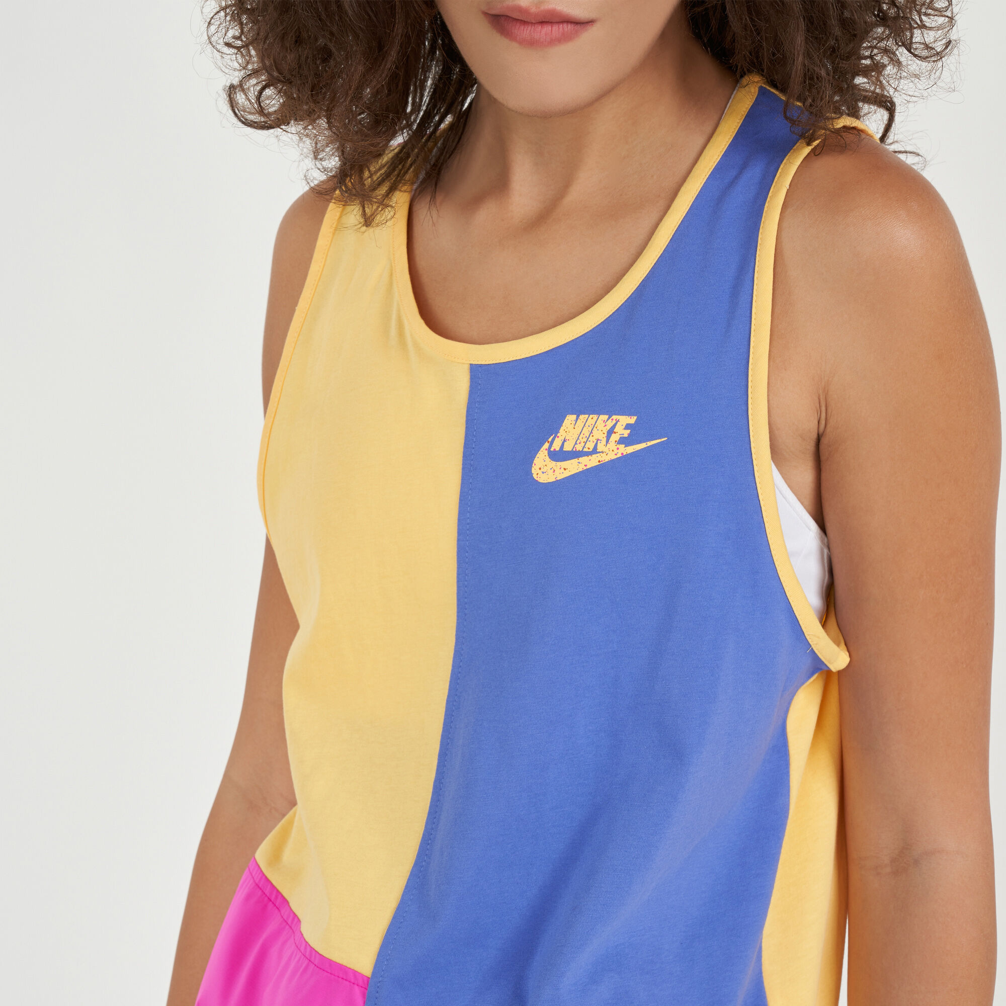 Yellow nike sales tank top