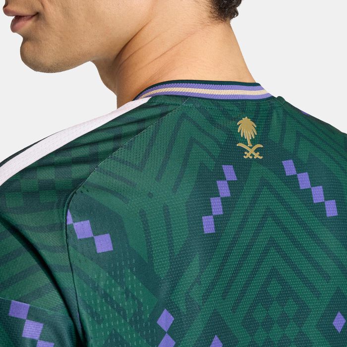 adidas Men's Saudi Arabia 26 Authentic Football Jersey Green image number 6