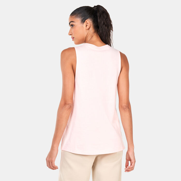 Nike Women's Sportswear Muscle Tank Top Ivory image number 1