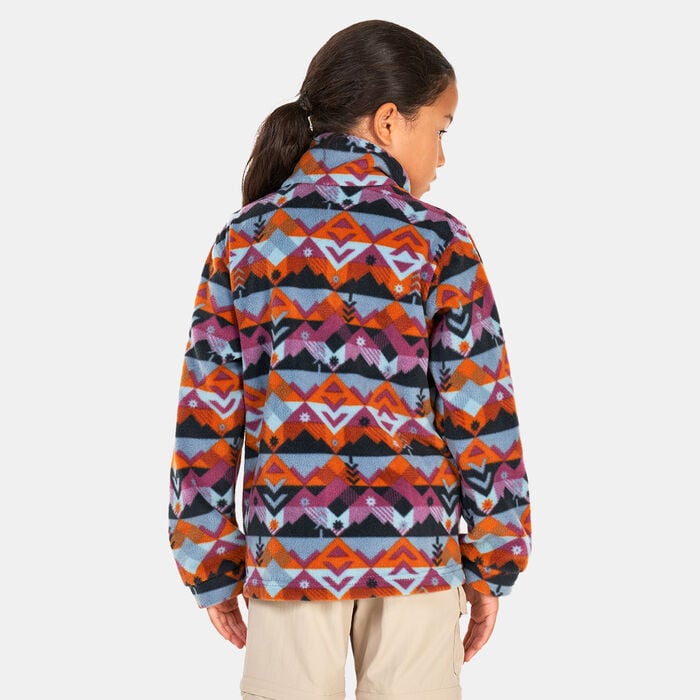 Columbia Kids' Zing™ III Printed Fleece Jacket Blue Columbia Kids' Zing™ III Printed Fleece Jacket Blue image number 1