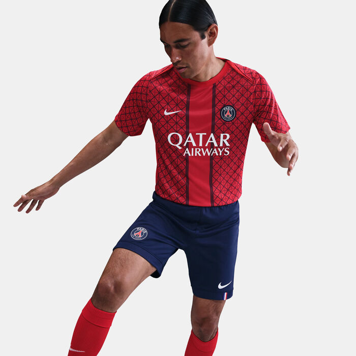Nike Men's Paris Saint-Germain Academy Pro Home Pre-Match Football Top Red image number 5