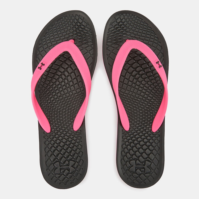 Under Armour Women's UA Atlantic Dune Flip Flops Black Under Armour Women's UA Atlantic Dune Flip Flops Black image number 0