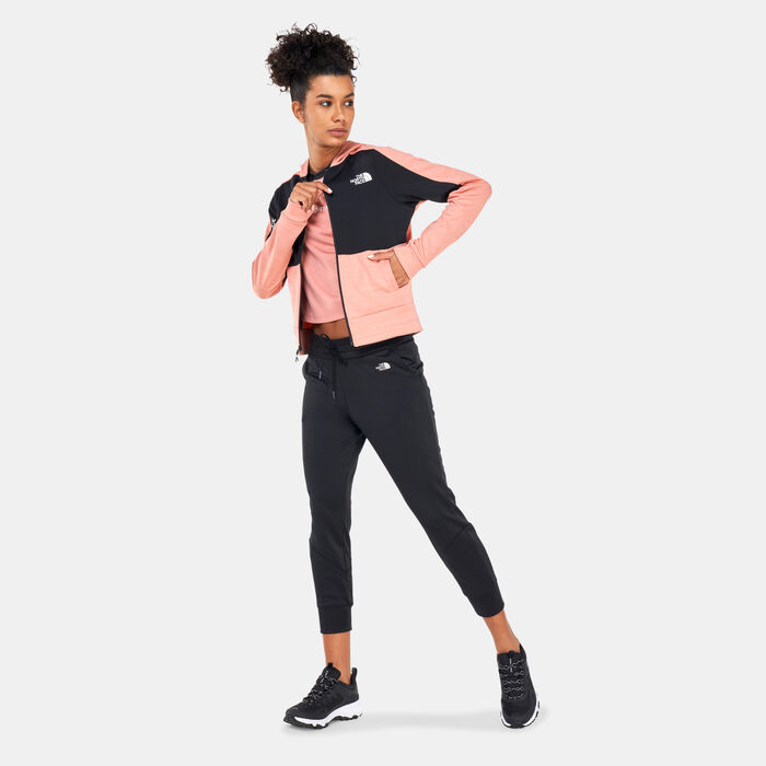 The North Face Women's Mountain Athletics Full Zip Fleece Jacket Pink The North Face Women's Mountain Athletics Full Zip Fleece Jacket Pink image number 2