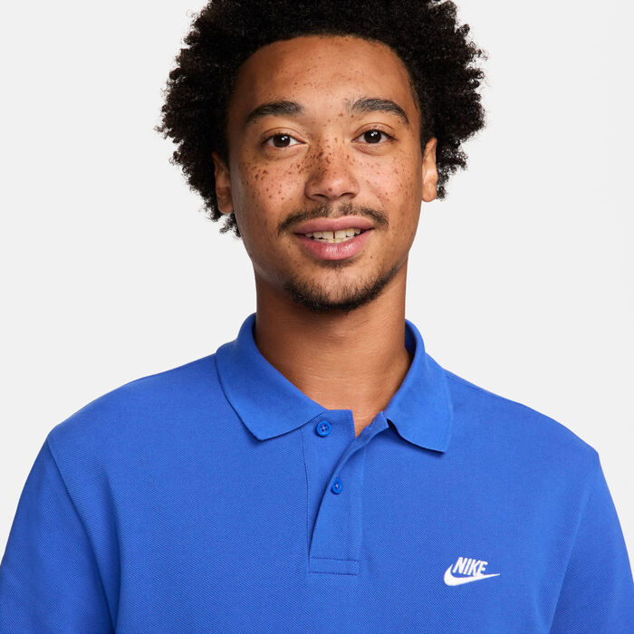 Nike Men's Club Polo Shirt Blue Nike Men's Club Polo Shirt Blue image number 3