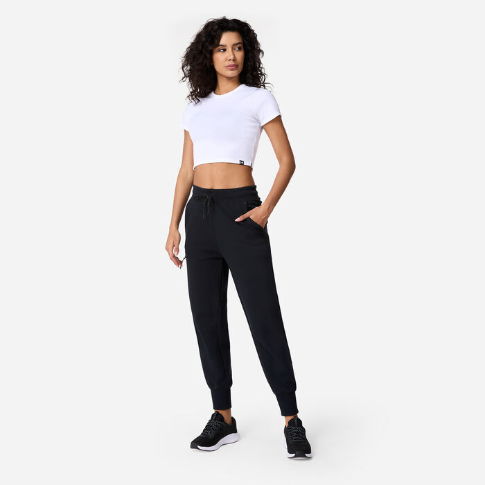 Under Armour Women's Rival Rib Baby T-Shirt White Under Armour Women's Rival Rib Baby T-Shirt White image number 2