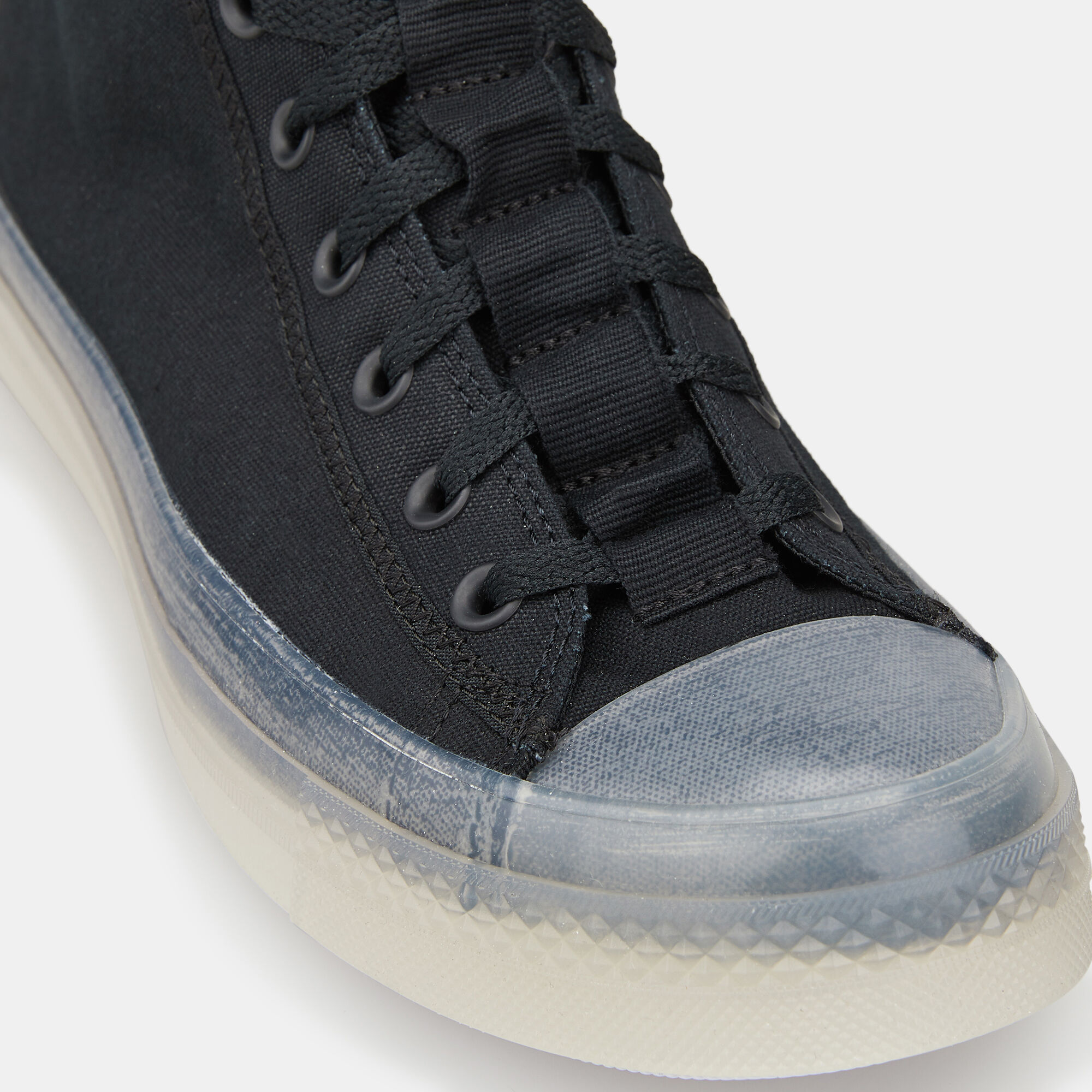 Converse translucent sole top