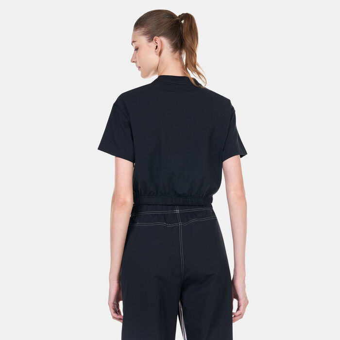 adidas Women's Dance 3-Stripes Crop Top Black adidas Women's Dance 3-Stripes Crop Top Black image number 3