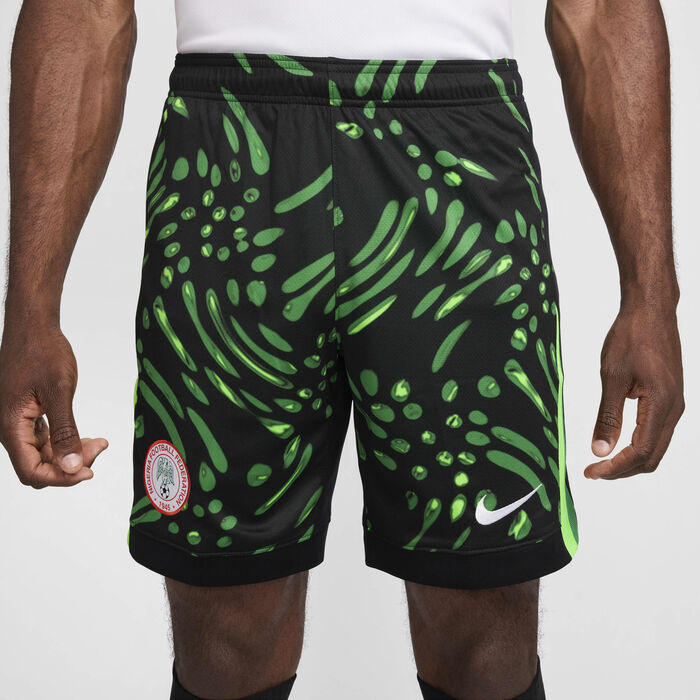 Nike Men's Nigeria 2024 Stadium Away Dri-FIT Football Replica Shorts Green Nike Men's Nigeria 2024 Stadium Away Dri-FIT Football Replica Shorts Green image number 1