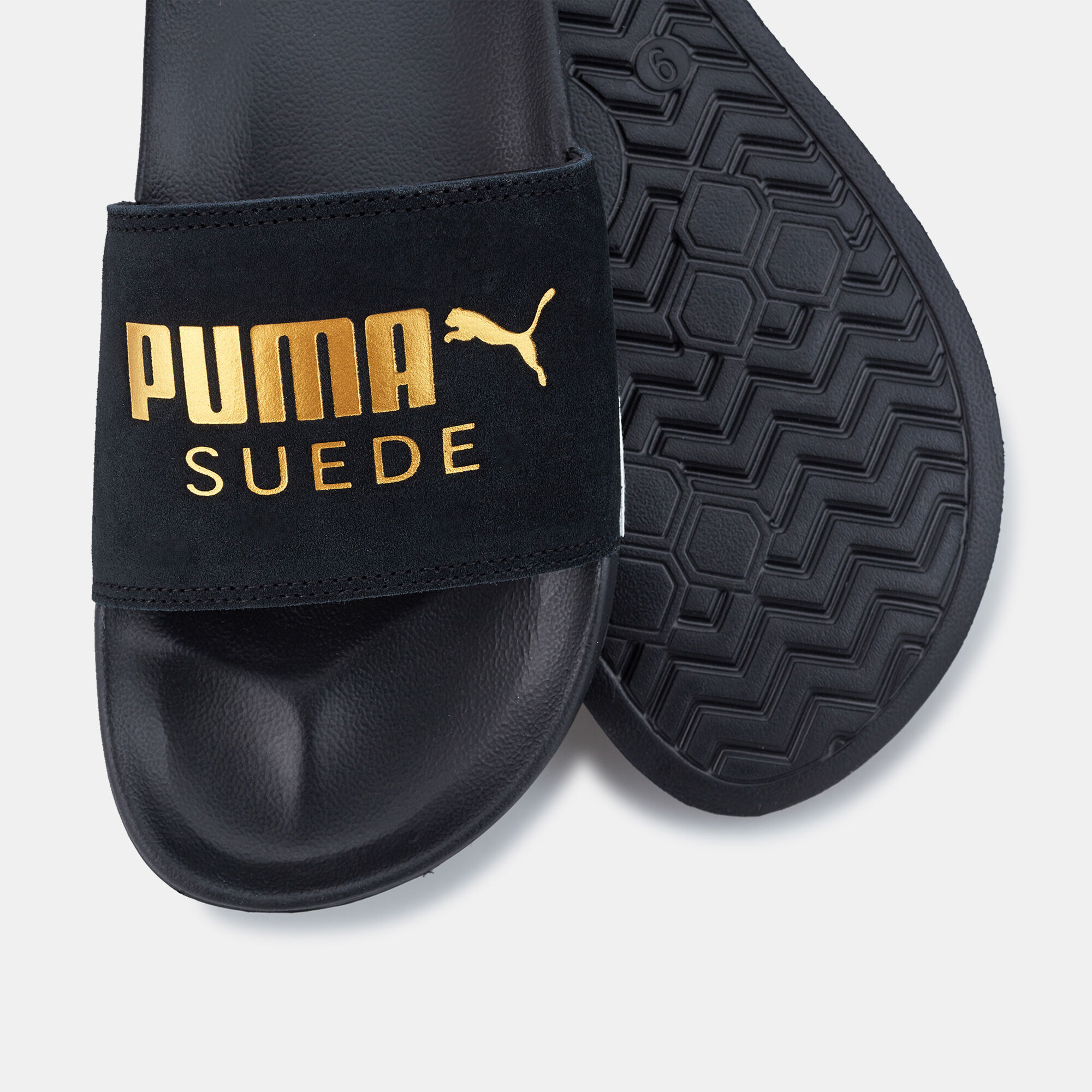 Puma men's leadcat suede slide sandal on sale