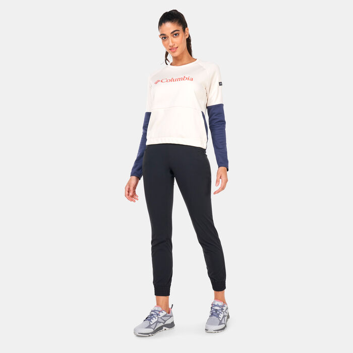 Columbia Women's Windgates™ Crew Sweatshirt White Columbia Women's Windgates™ Crew Sweatshirt White image number 2