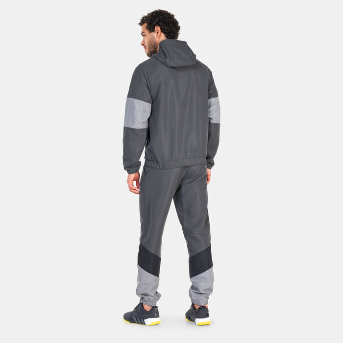 adidas Men's Colourblock Tracksuit Grey adidas Men's Colourblock Tracksuit Grey image number 1