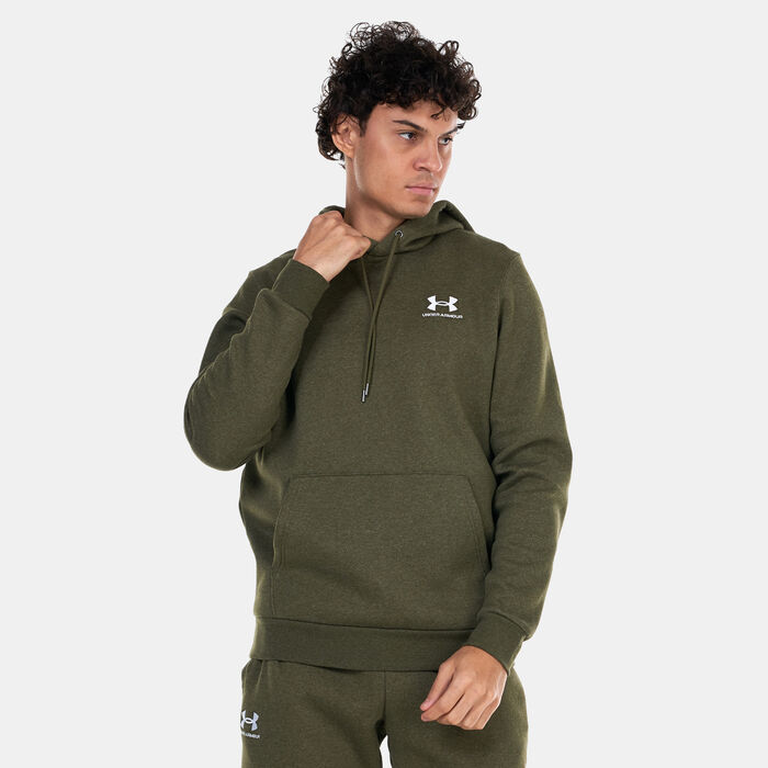 Under Armour Men's UA Essential Fleece Hoodie Green image number 0