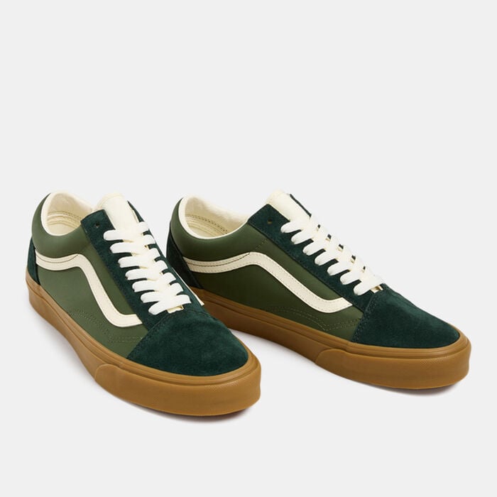 Vans Old Skool Unisex Shoes Green Vans Old Skool Unisex Shoes Green image number 1