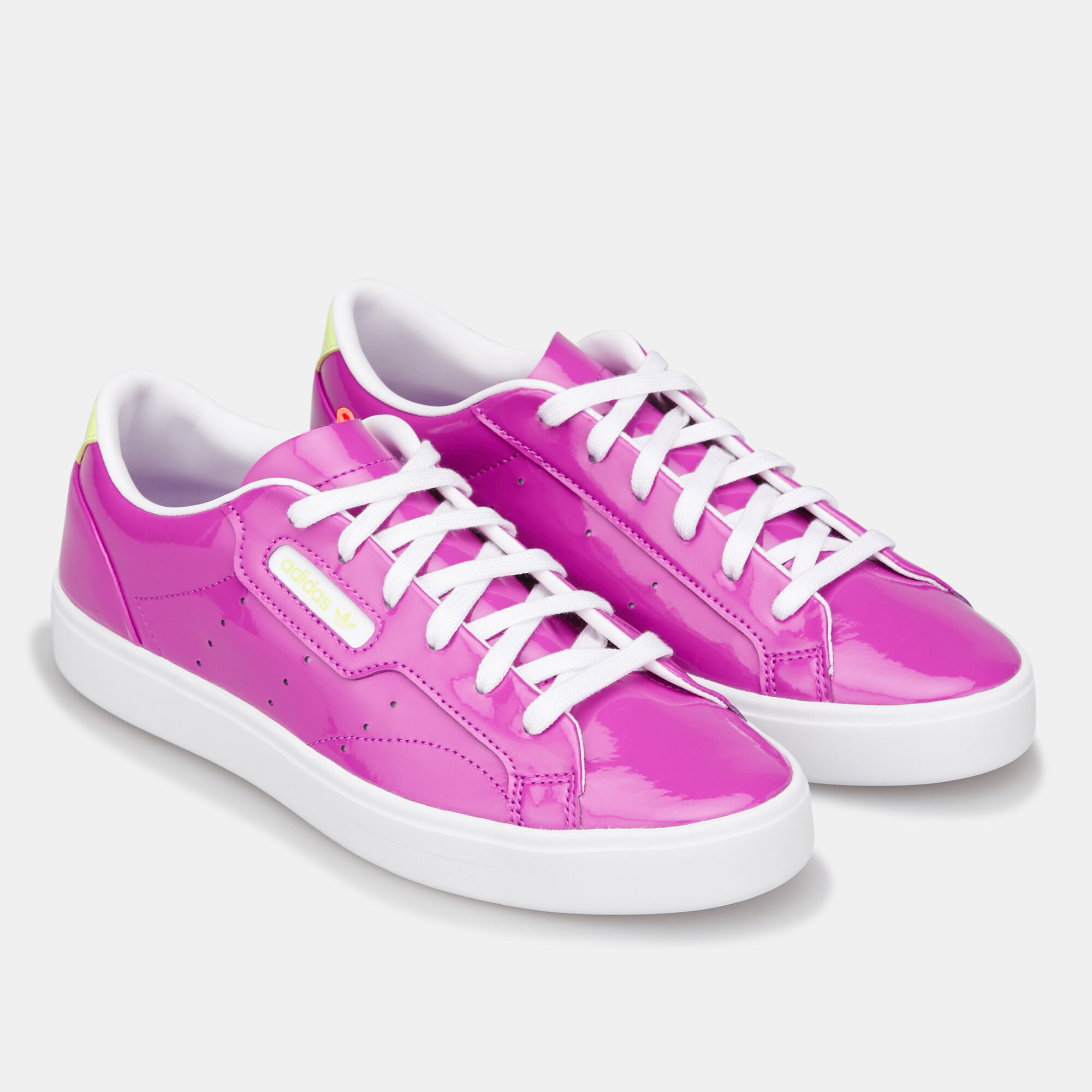 Adidas sleek shoes pink online