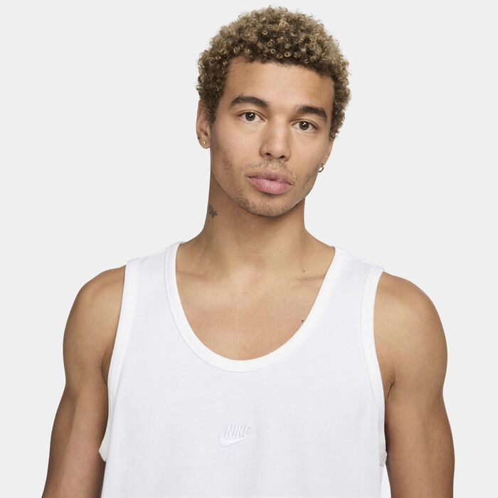 Nike Men's Sportswear Premium Essentials Tank Top White image number 2