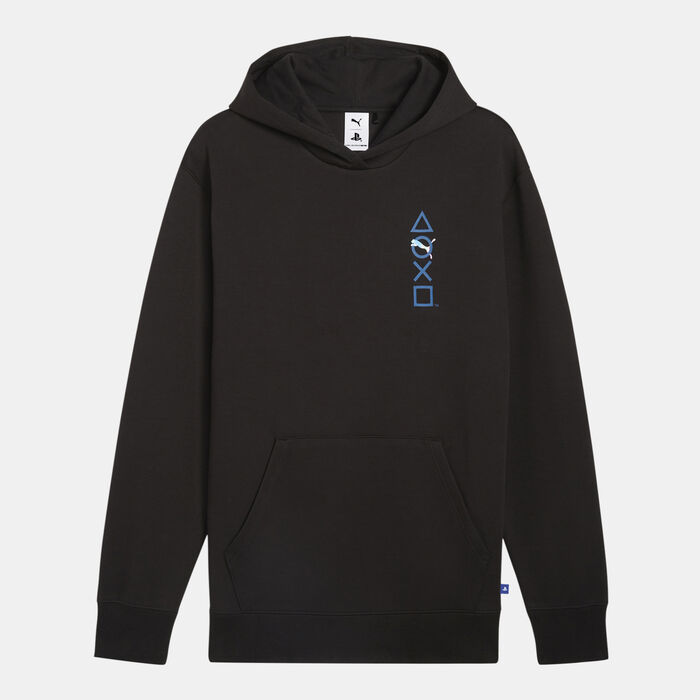 PUMA Men's x PlayStation Graphic Hoodie Black image number 0