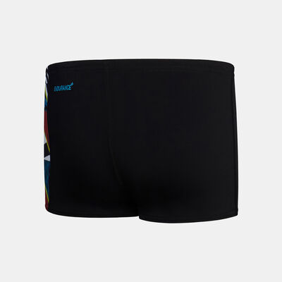 Speedo Kids' Digital Panel Swimming Shorts Black