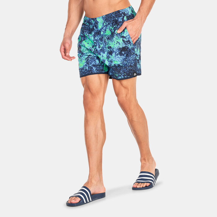 adidas Men’s Short Length Melting Salt Reversible Clx Swim Shorts Blue adidas Men’s Short Length Melting Salt Reversible Clx Swim Shorts Blue image number 0