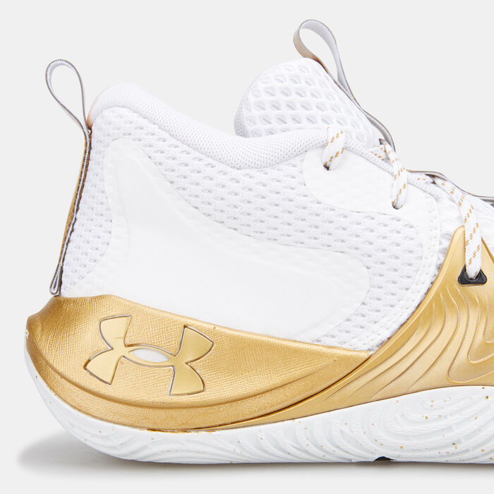 Under Armour Embiid One Basketball Shoe White Under Armour Embiid One Basketball Shoe White image number 4