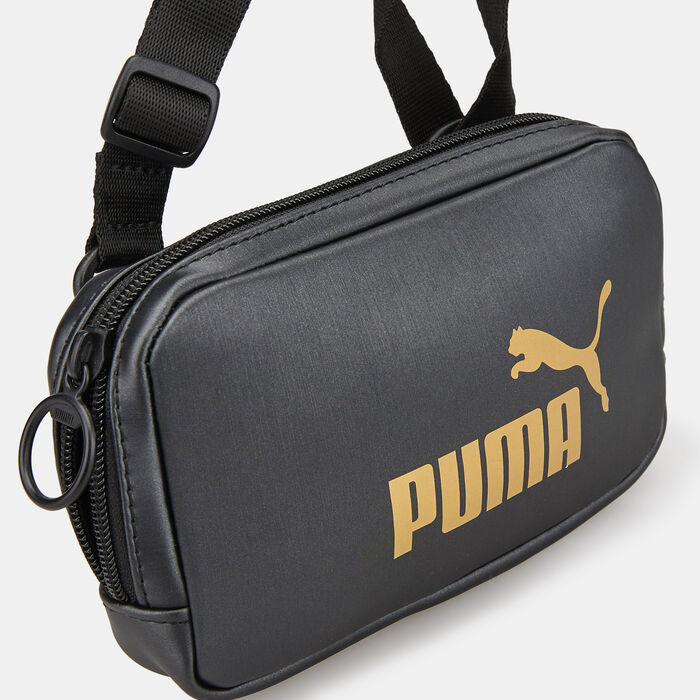 PUMA Women's Core Up Wallet Cross Body Bag Black PUMA Women's Core Up Wallet Cross Body Bag Black image number 3