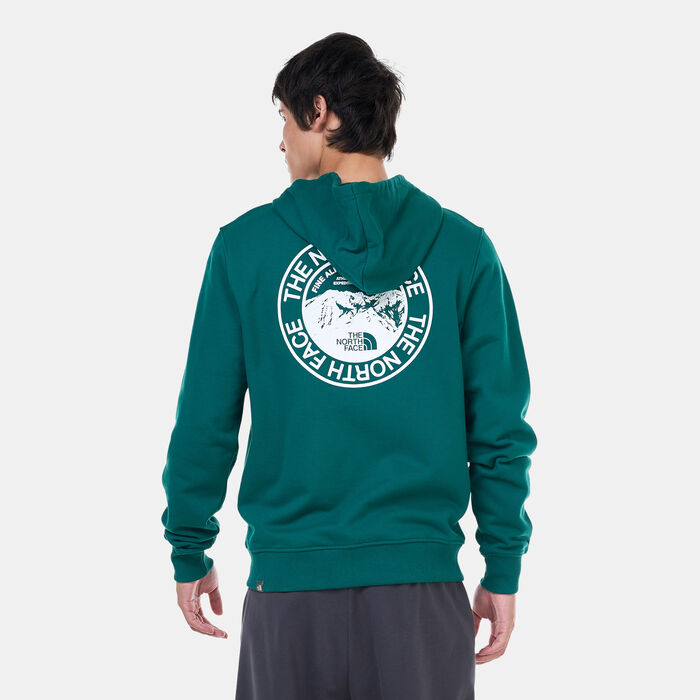 The North Face Men's Biner Graphic Full-Zip Hoodie Green The North Face Men's Biner Graphic Full-Zip Hoodie Green image number 1