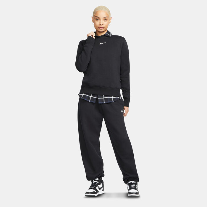 Nike Women's Sportswear Phoenix Fleece Sweatshirt Black Nike Women's Sportswear Phoenix Fleece Sweatshirt Black image number 2