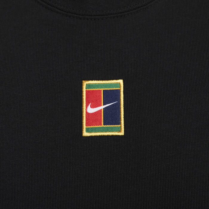 Nike Women's Court Heritage Cropped Tennis Tank Top Black Nike Women's Court Heritage Cropped Tennis Tank Top Black image number 3