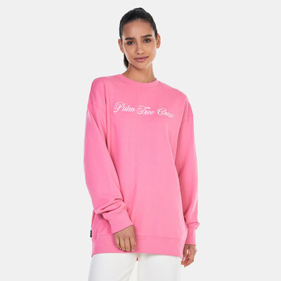 PUMA Men's x PALM TREE CREW Sweatshirt Pink PUMA Men's x PALM TREE CREW Sweatshirt Pink