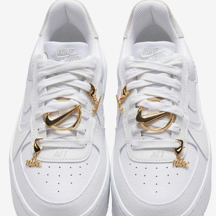 Nike Women's Air Force 1 Low PLT.AF.ORM Shoes White Nike Women's Air Force 1 Low PLT.AF.ORM Shoes White image number 8