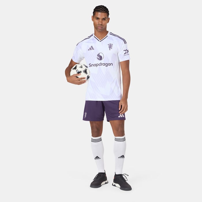 adidas Men's Manchester United 25/26 Away Replica Football Jersey White adidas Men's Manchester United 25/26 Away Replica Football Jersey White image number 2