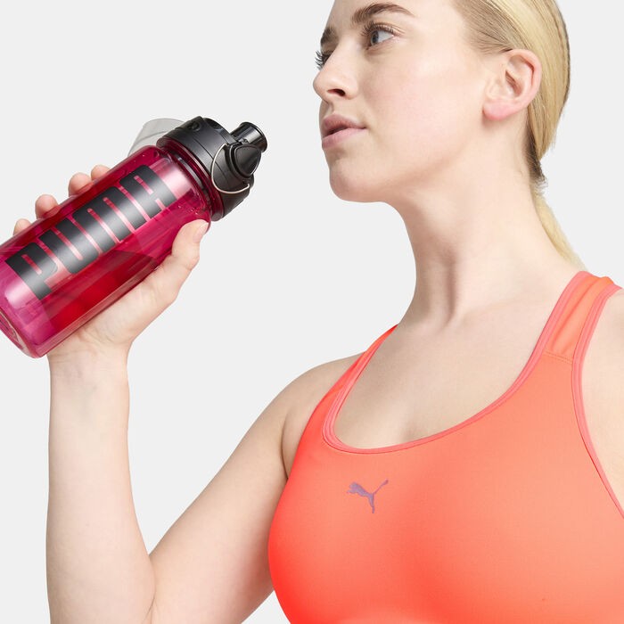 PUMA Women's 4KEEPS Medium-Support Running Sports Bra Red image number 3