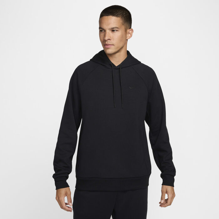 Nike Men's Primary Fleece Dri-FIT UV Training Hoodie Black Nike Men's Primary Fleece Dri-FIT UV Training Hoodie Black image number 0