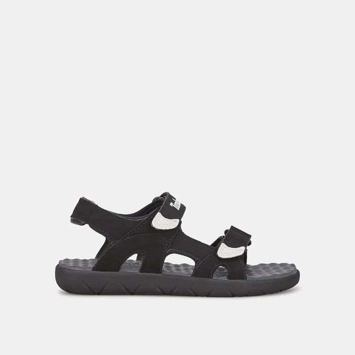 Timberland Kids' Perkins Row 2-Strap Sandals Black image number 0