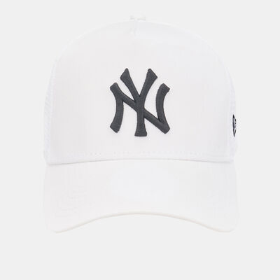 New Era Men's MLB New York Yankees A-Frame Trucker Cap White